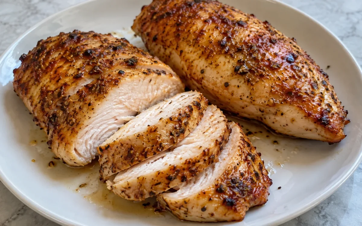 Šťavnatá kuřecí prsa z horkovzdušné fritézy